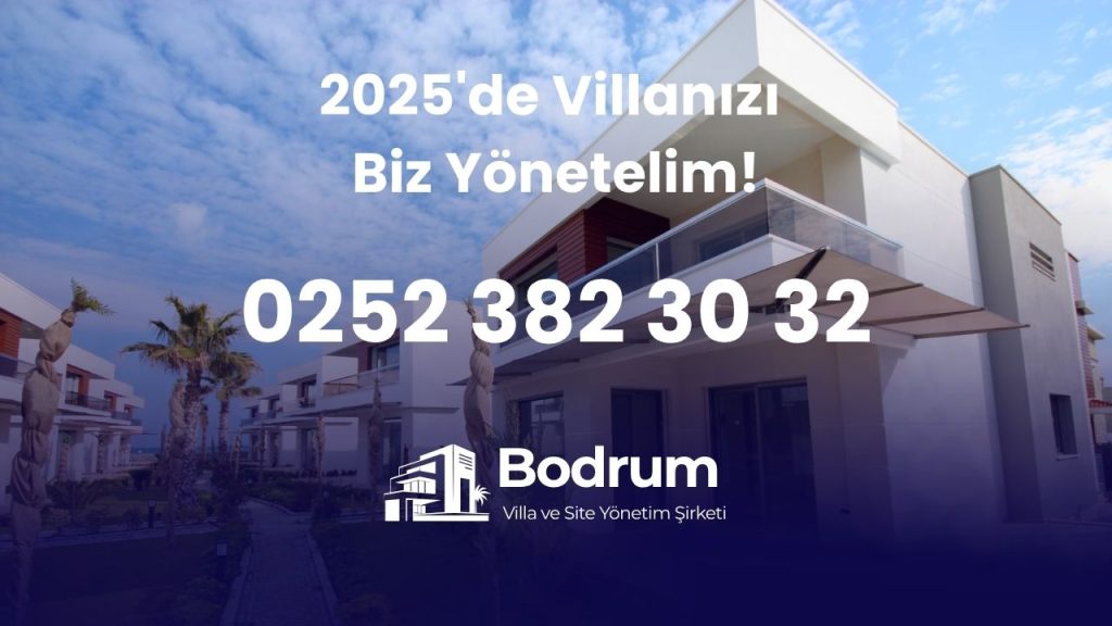 bodrum villa yönetim şirketi